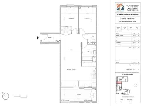 Vente appartement 3 pièces