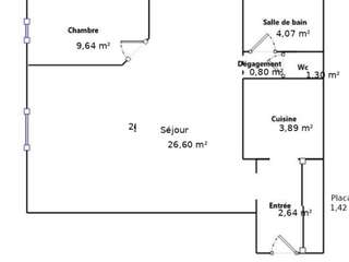 Vente appartement 2 pièces Vente appartement 2 pièces