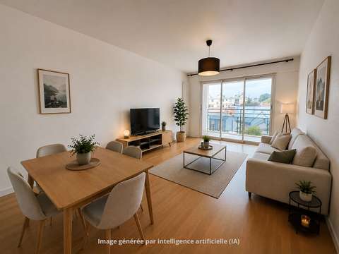 Vente appartement 3 pièces Nantes Tortière 44