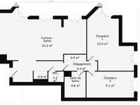 Vente appartement 3 pièces Vente appartement 3 pièces