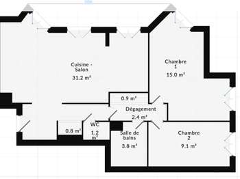 Vente appartement 3 pièces Vente appartement 3 pièces