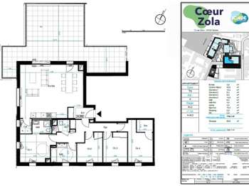 Vente appartement 5 pièces Nantes Zola 44