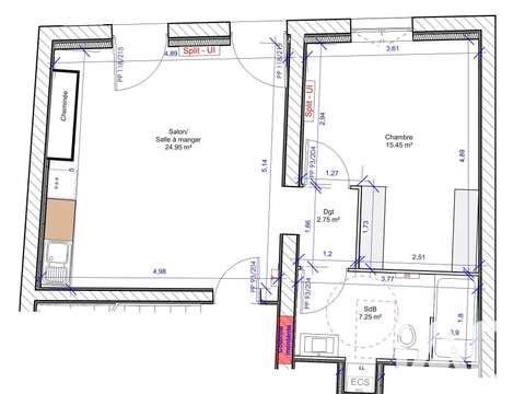 Vente appartement 2 pièces