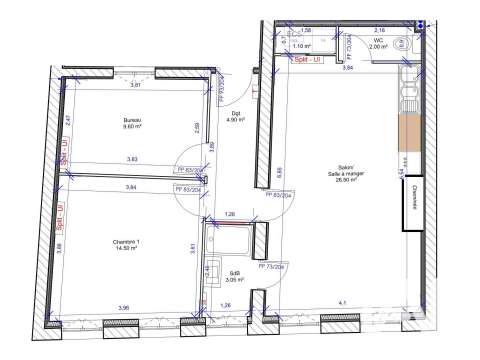 Vente appartement 3 pièces