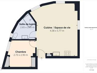 Vente appartement 2 pièces