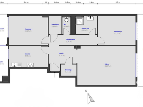Vente appartement 3 pièces Vente appartement 3 pièces