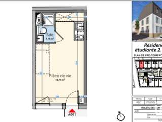 Vente appartement 1 pièce Vente appartement 1 pièce