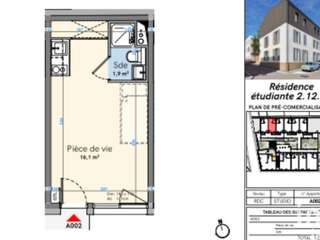 Vente appartement 1 pièce Vente appartement 1 pièce