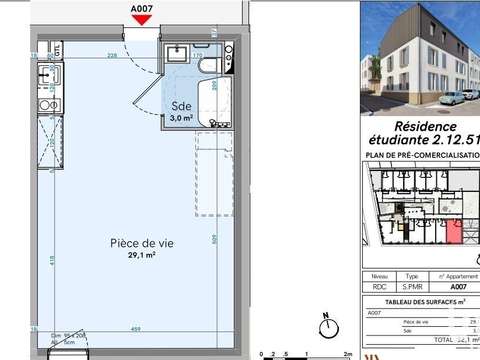 Vente appartement 1 pièce Vente appartement 1 pièce