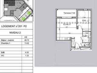 Vente appartement 2 pièces