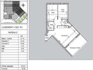 Vente appartement 3 pièces