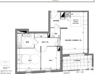 Vente appartement 3 pièces Vente appartement 3 pièces