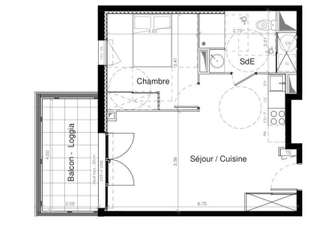 Vente appartement 2 pièces Vente appartement 2 pièces
