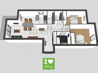 Vente appartement 3 pièces