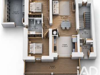 Vente appartement 3 pièces