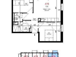 Vente appartement 3 pièces