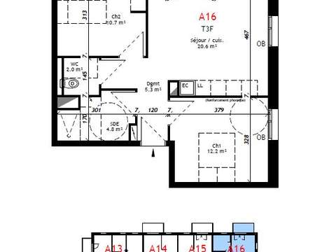 Vente appartement 3 pièces