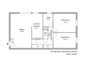 Vente Appartement 3 piècesNoisy-le-Grand