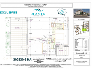 Vente appartement 3 pièces