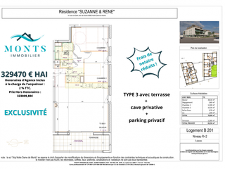 Vente appartement 3 pièces