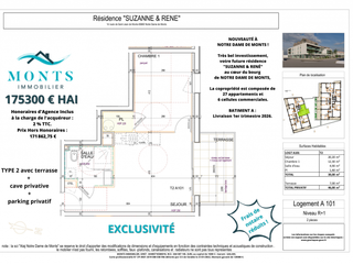 Vente appartement 2 pièces