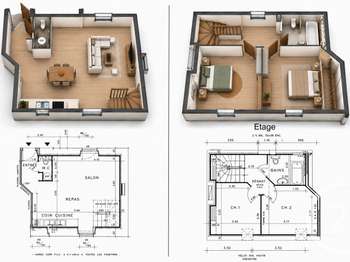 Vente appartement 3 pièces Noyalo 56