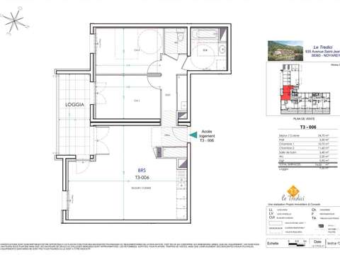 Vente appartement 3 pièces