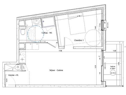 Vente appartement 2 pièces
