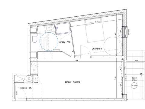 Vente appartement 2 pièces