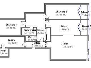 Vente appartement 4 pièces