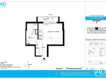 Vente Appartement T1Orléans