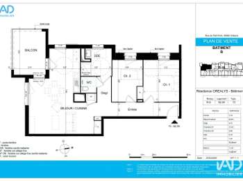 Vente Appartement 3 piècesOrléans