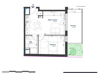 Vente appartement 2 pièces