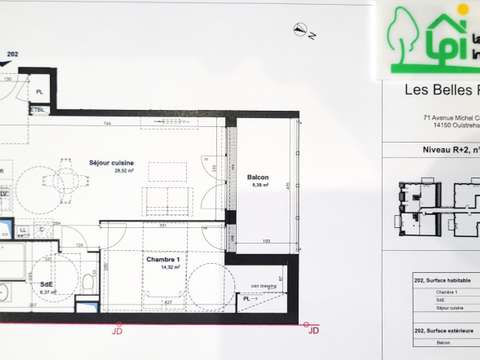 Vente appartement 2 pièces Vente appartement 2 pièces