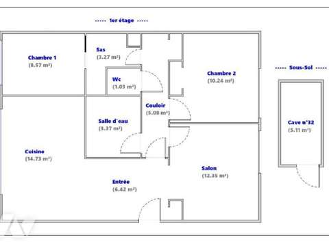 Vente appartement 3 pièces Vente appartement 3 pièces