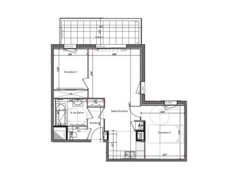 Vente appartement 3 pièces