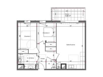 Vente appartement 3 pièces