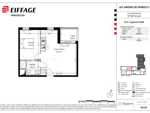 Vente appartement 2 pièces