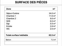Vente appartement 3 pièces Vente appartement 3 pièces
