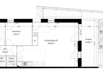 Vente appartement 3 pièces