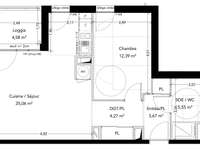 Vente appartement 2 pièces