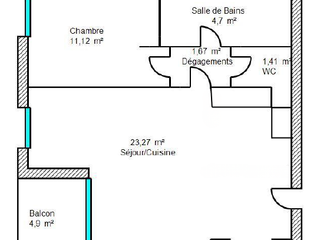 Vente appartement 2 pièces Vente appartement 2 pièces