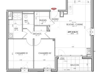 Vente appartement 3 pièces