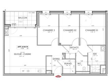 Vente appartement 4 pièces Vente appartement 4 pièces
