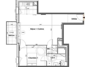 Vente appartement 2 pièces
