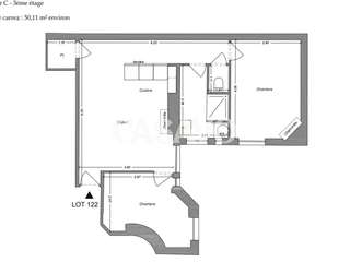 Vente appartement 3 pièces
