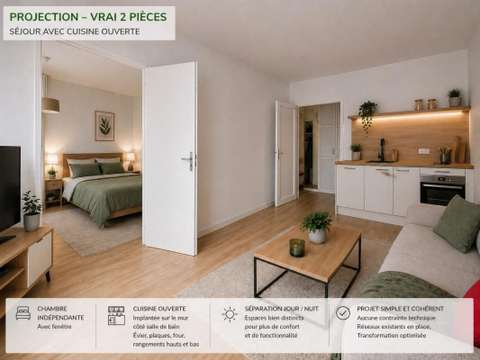 Vente appartement 2 pièces Paris 15e 75