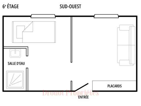 Vente appartement 1 pièce Vente appartement 1 pièce