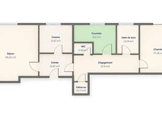 Vente appartement 2 pièces