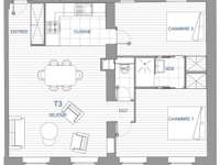 Vente appartement 3 pièces